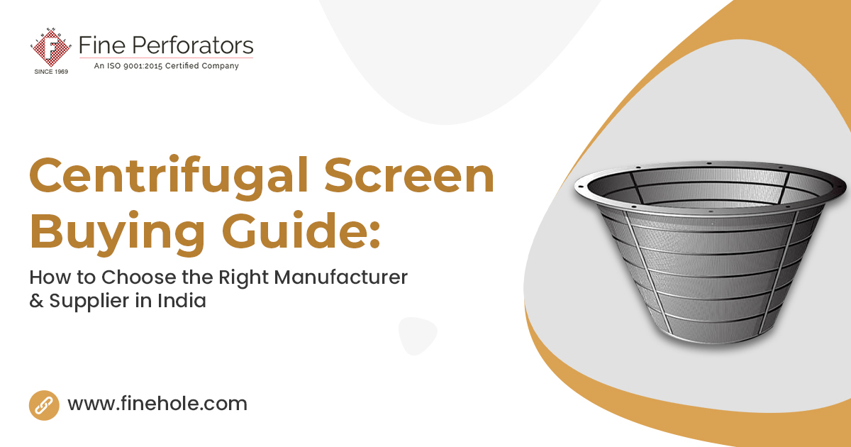 Centrifugal screen supplier in India guide showing industrial centrifugal screen for sugar processing and filtration applications